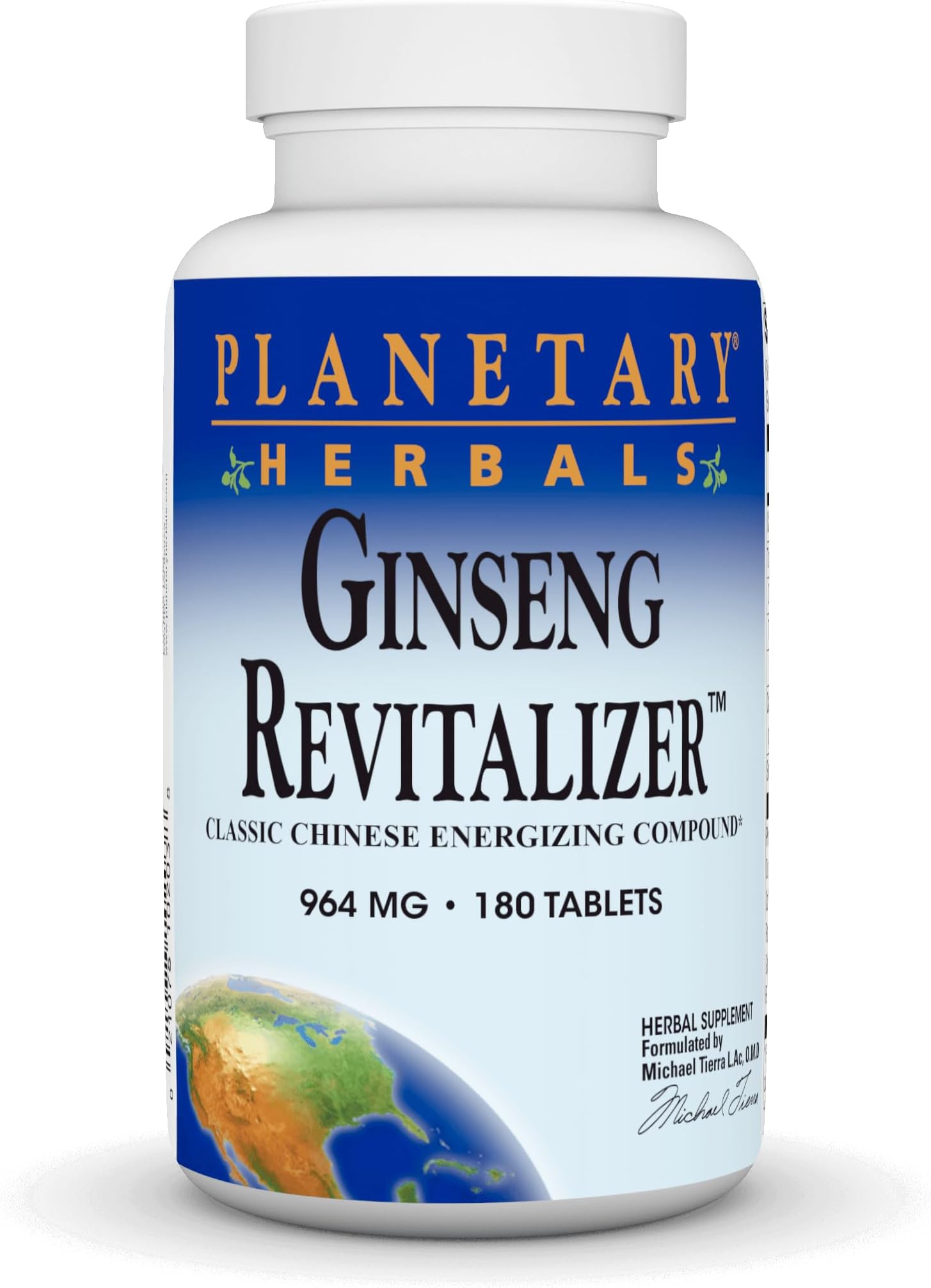 Planetary HerbalsGinseng Revitalizer, 964 mg, Tablets, 180 Tablets