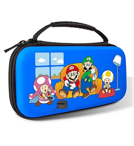 Xicifun Deigned for Nintendo Switch Carrying Case Cute Kawaii Travel Case Carrying Bag Designed for Nintendo Switch Switch Lite Switch OLED 10 Game