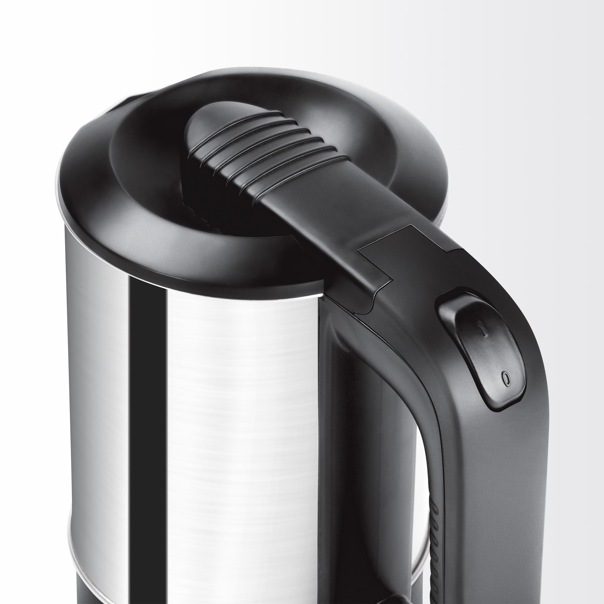 MILTON Stainless Steel Euroline Electric Travel Kettle With Handle, 1000 Watt, 500 Ml | 2 Utility Cups | Auto Shut-Off | Concealed Heating Element | Power Indicator |1Year Warranty, Silver 1