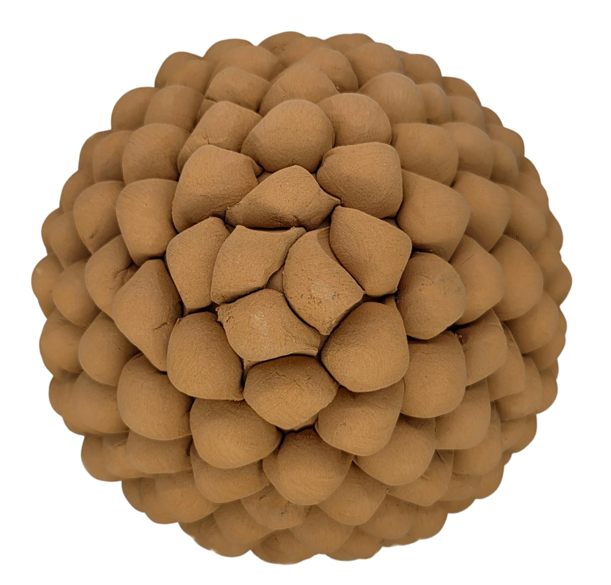 sicilia bedda - Pigna Siciliana in Terracotta - Prodotto Artigianale Realizzato a Mano - Ornamento per Casa, Ufficio e Giardino (Altezza 45 Centimetri)