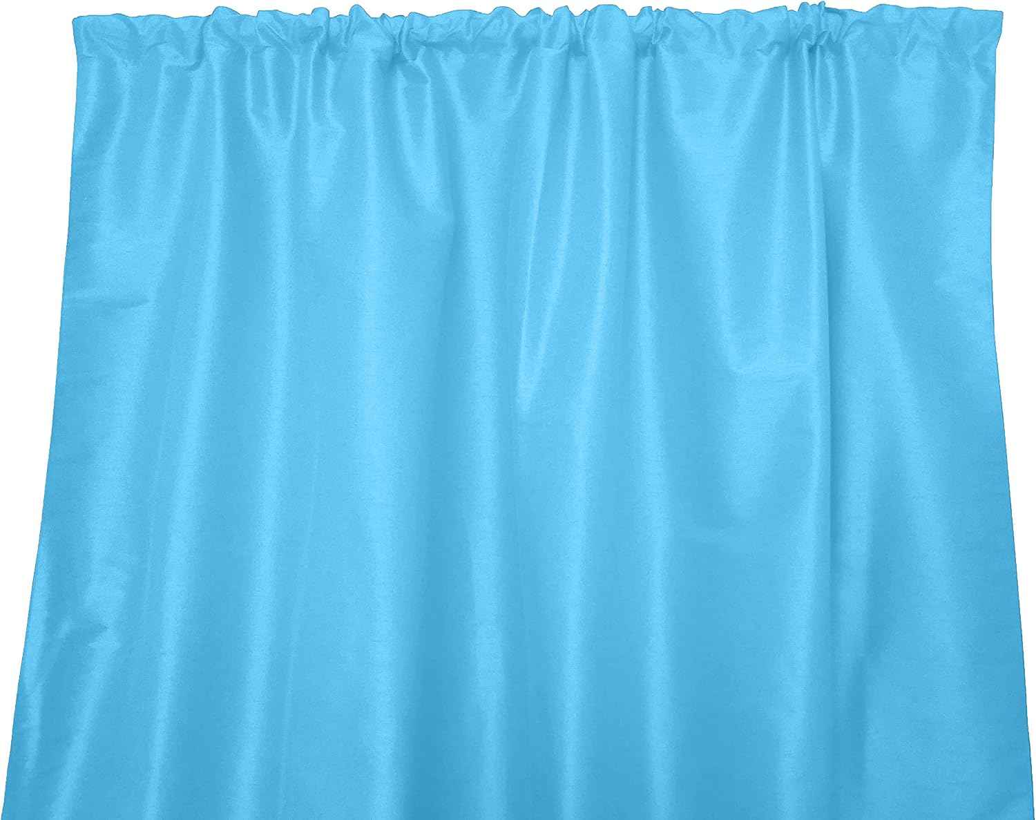 lovemyfabric Classic Faux Silk Solid Polyester Curtain Panel 56 Inch Wide/Window Décor/Backdrop/Classroom/Bedroom/Cabin/Hotel/Guest Room Window Curtains (120" Long, Brown)