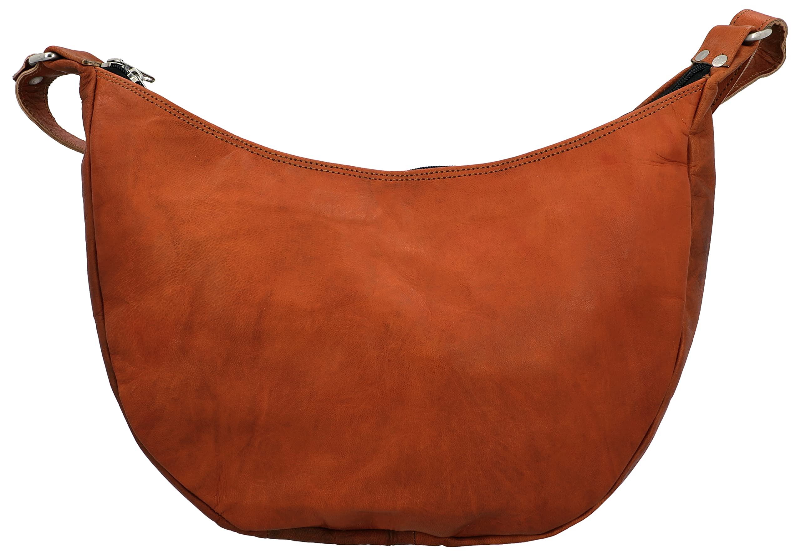 Gusti Cuero nature "Mira" Bolso Bandolera Vintage Retro Mujer Cuero de Cabra Hebilla Marrón Práctico Elegante Regalo K56b