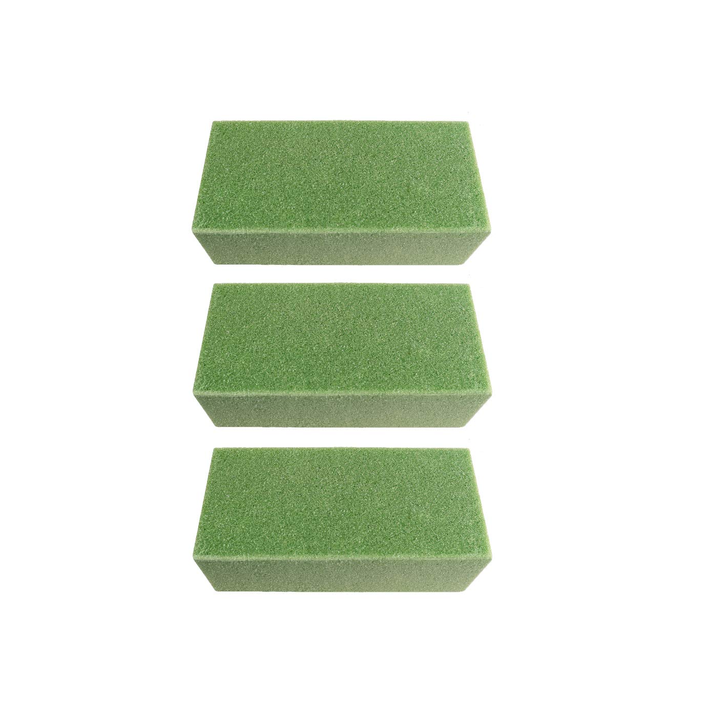 Hovico 3 Pcs Premium Dry Floral Foam Bricks,Green Styrofoam Foam Blocks