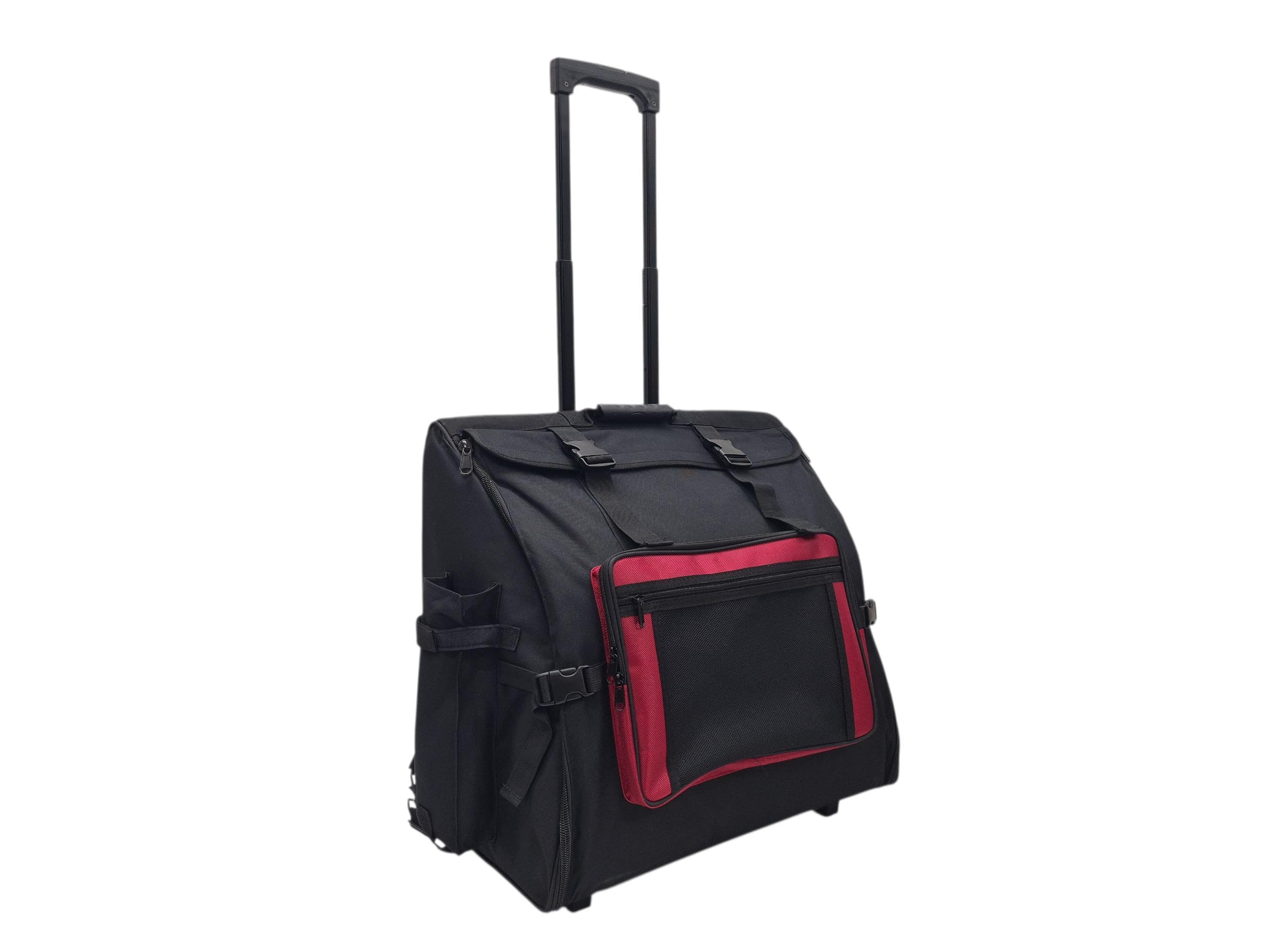 CNB Trolley-Bag für 5-reihige Steirische Harmonika – Robuste Rolltasche mit Griff & Rollen – Gepolstert, wasserabweisend & leicht