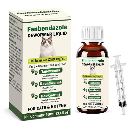 Fenbendazole for Goats Liquid Dewormer, Broad Spectrum Oral Suspension, Effective