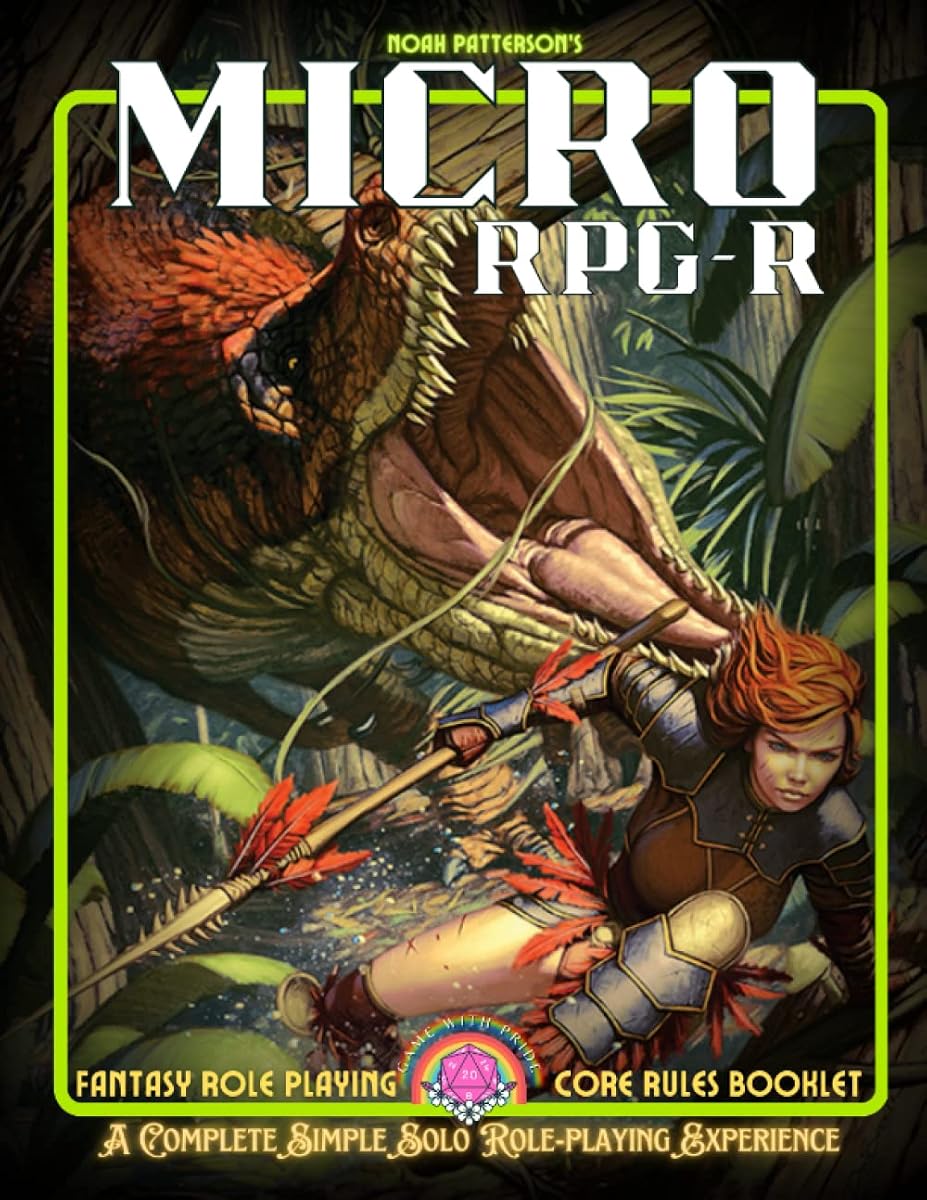 Micro RPG-R: Folleto de reglas básicas de juego de rol de fantasía (Libros básicos de Micro RPG-R)