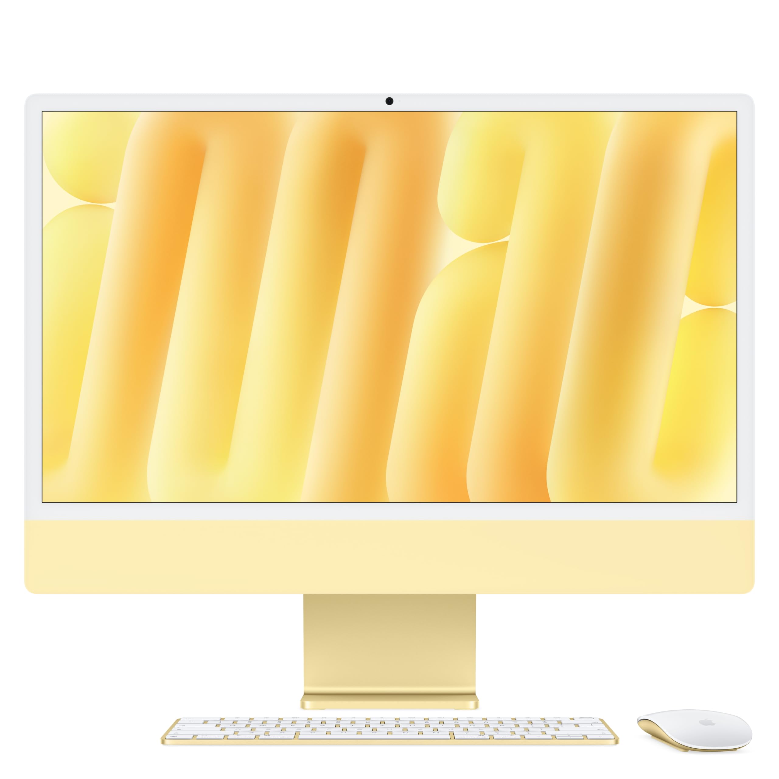 2026 iMac All-in-One Desktop Computer with M6 chip; Yellow | 12-core CPU, 12-core GPU, a…