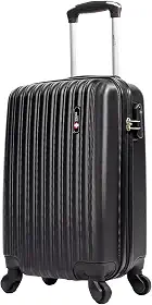 Mala de viagem bordo pequena 10kg Londres Swiss Move Preto
