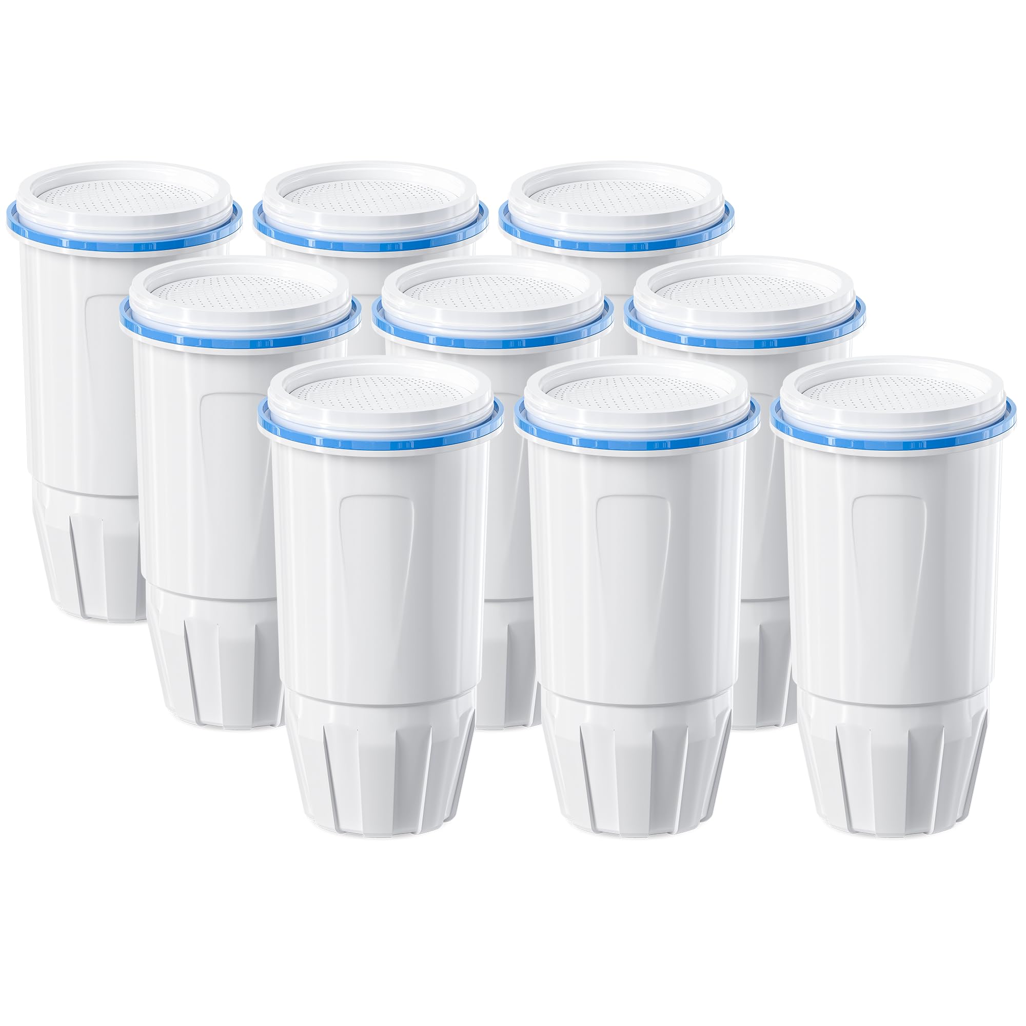 Water Filter Replacement by NUTTUTO Compatible with Zero Pitcher and Dispensers ZR-001, ZR-017, ZP-006 ZS-008, Multi-Stage Filter System, Reduces Lead