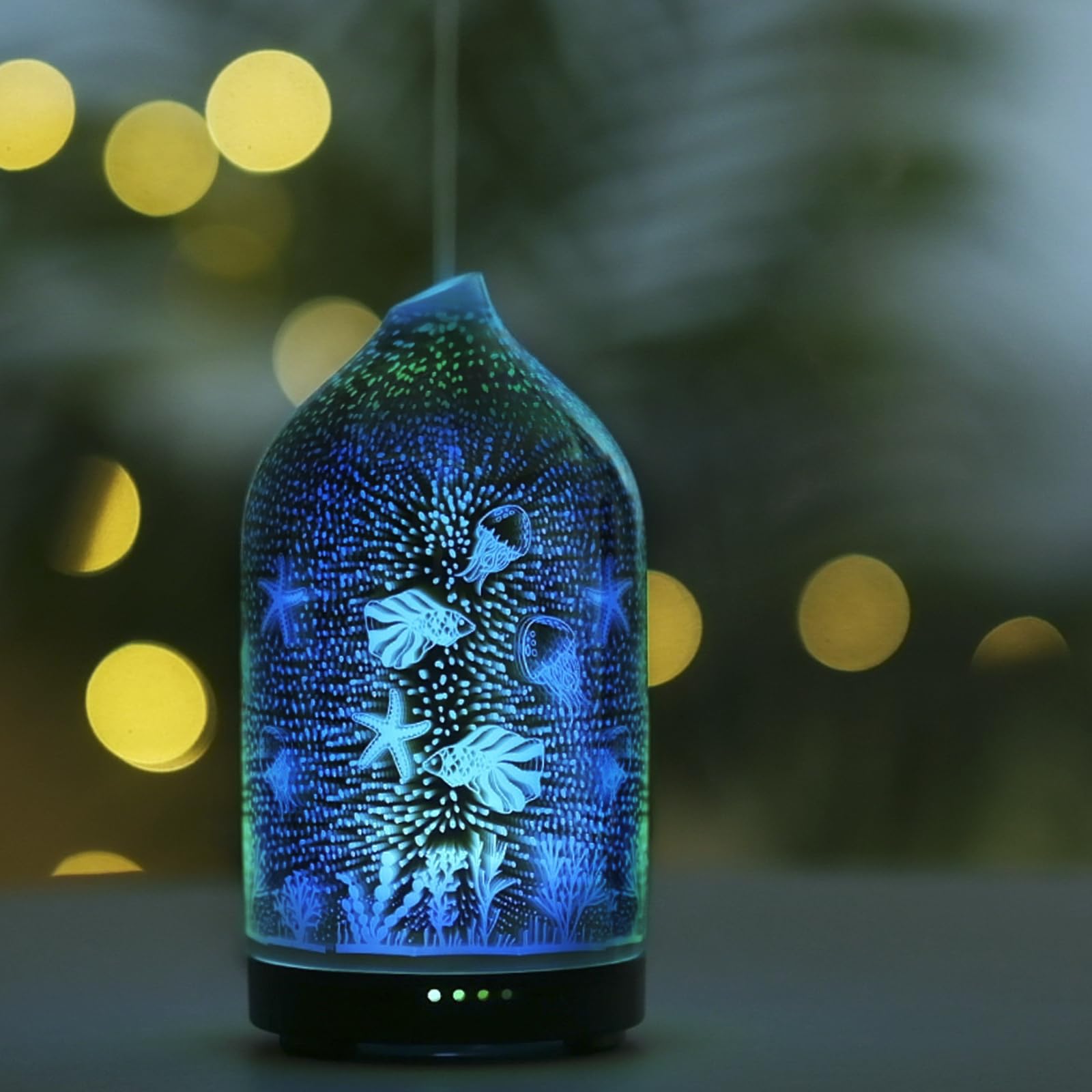 Amazon.com: EQUSUPRO Aromatherapy Essential Oil Diffuser - 3D Glass ...