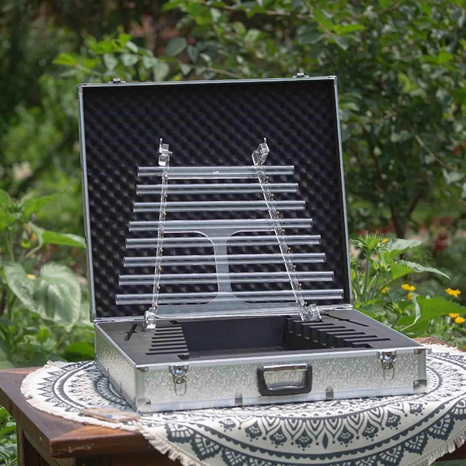 Crystal Harp432 Hz 444Hz Perfect Sound Therapy Quartz Crystal Harp-Perfect Musical Instrument With Fr-ee Alumina Carrying Box
