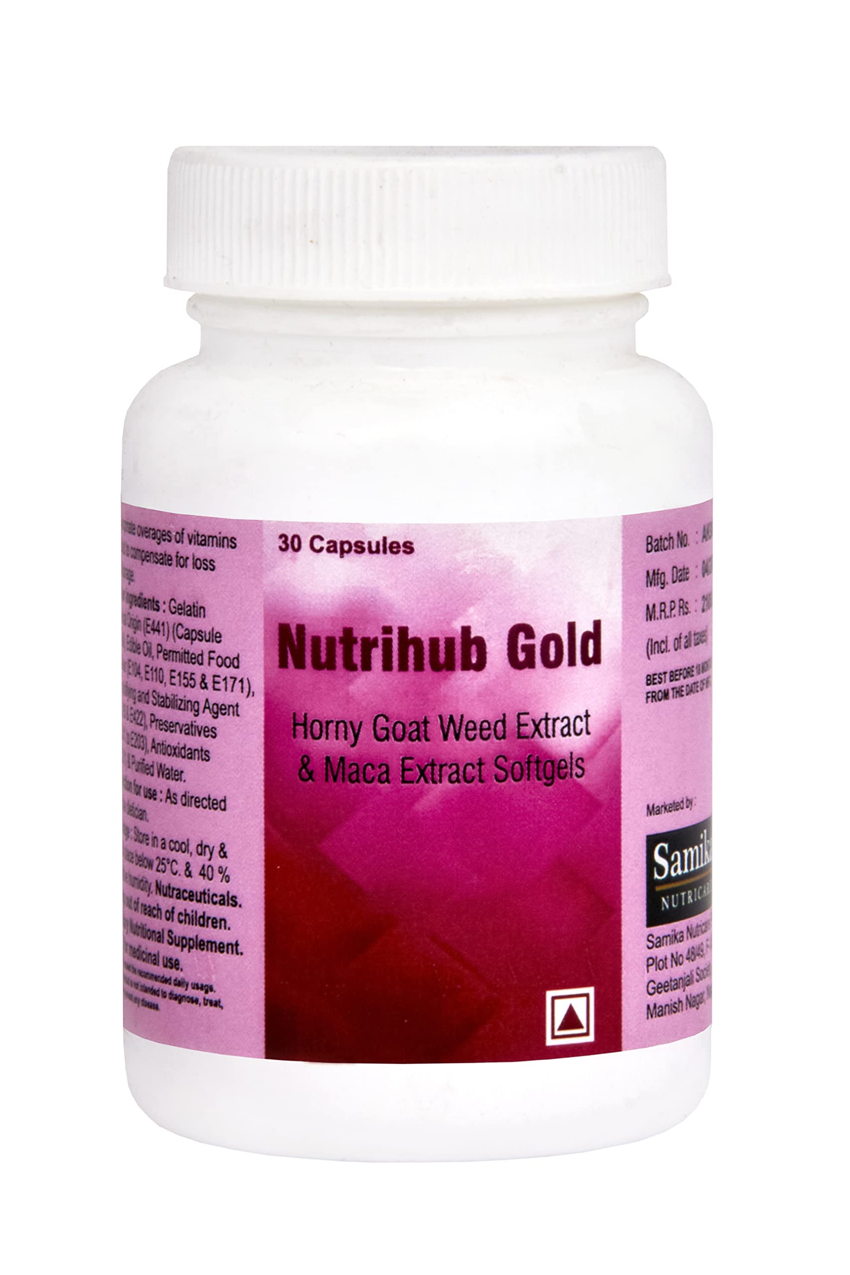 See full amazon price history chart for SAMIKA NUTRICARE Nutrihub Gold Soft Gelatin Capsules for Men and Women SAMIKA NUTRICARE Nutrihub Gold Soft Gelatin Capsules for Men and Women (B082GCCH1S) Amazon Price History, Amazon Price Tracker