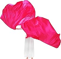 Vista 10 de Wuchieal 74" x 55" Banderas de adoración grandes de semicírculo suave, bandera de alabanza de semicírculo de satén con varillas escalables 1 pares