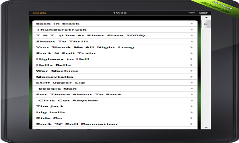 ACDC Songs - App on Amazon Appstore