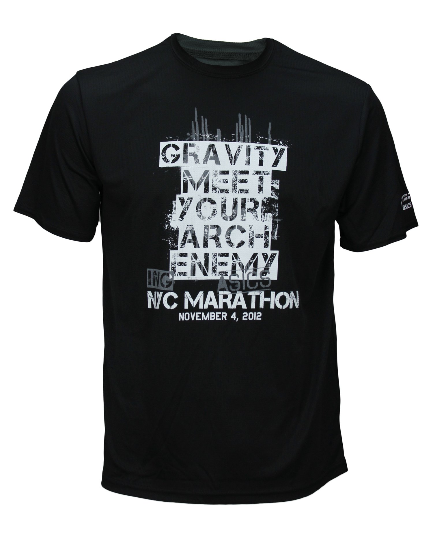 ASICS Mens Gravity Short Sleeve Shirt (L, Black)