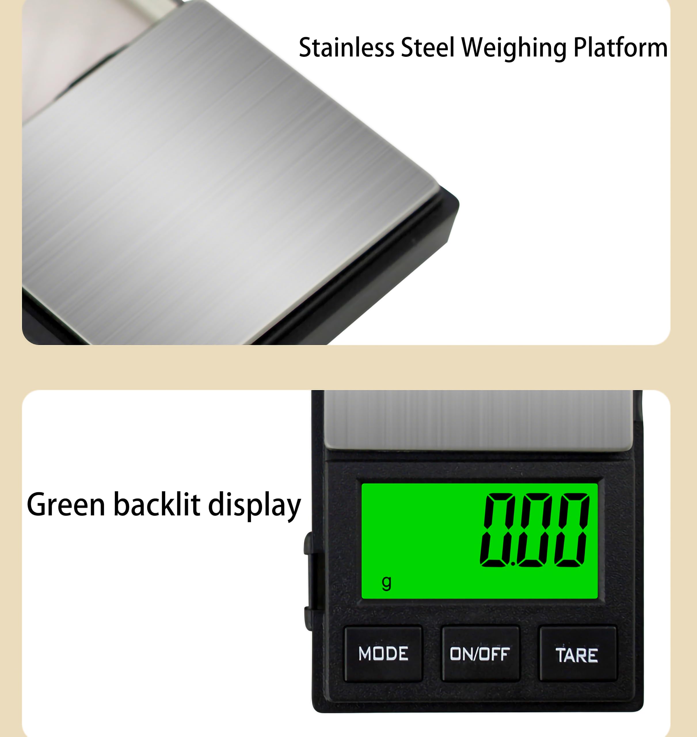 Balance numérique de précision en grammes, 1000 g x 0,01 g, balance de poche numérique, balance alimentaire, balance de bijoux, balance de café, balance de cuisine pour poudre, médicaments, or,