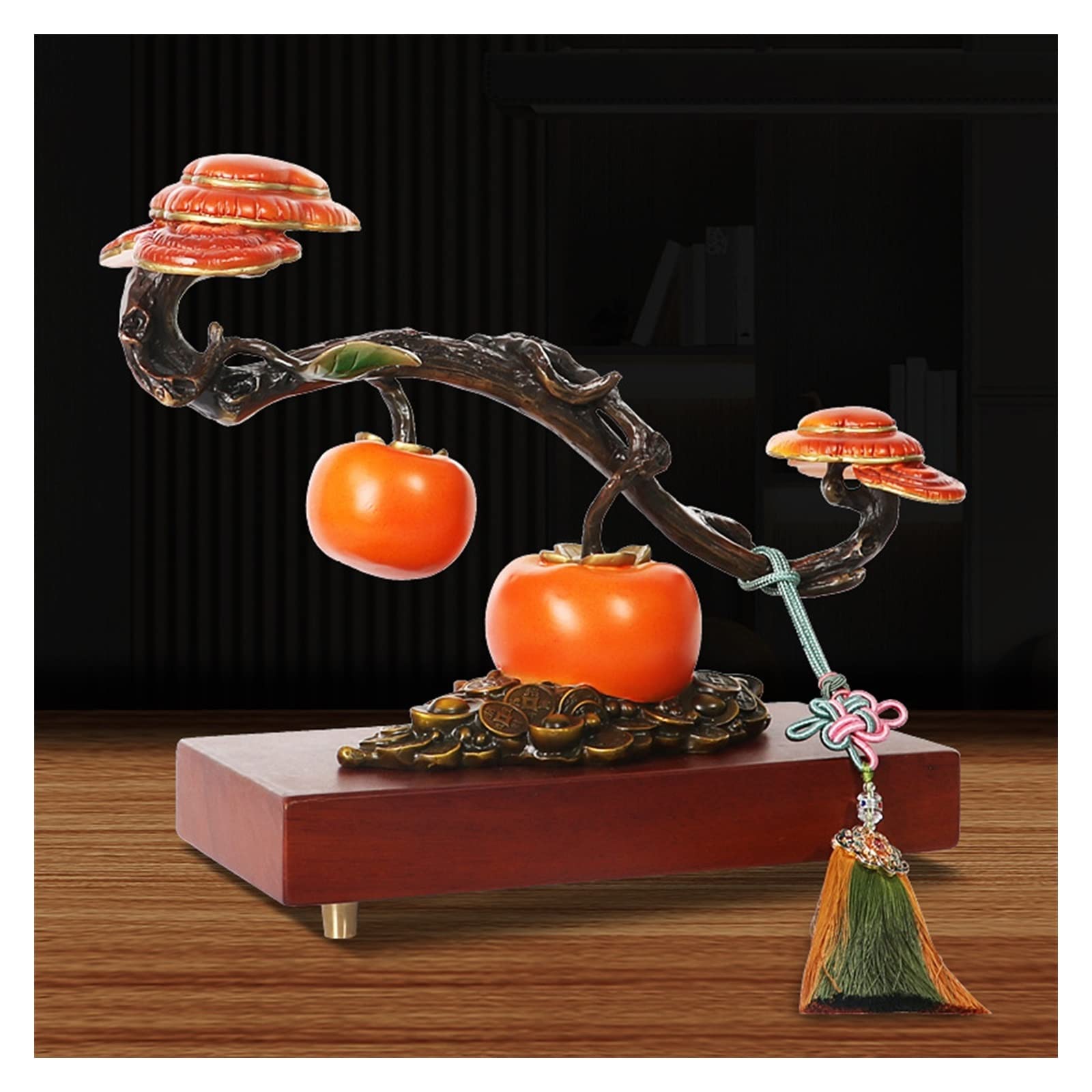Dekoracje na biurko Ozdoby z czystej miedzi Wszystko, jak chcesz Persimmon Ozdoby, jak chcesz Salon Ozdoby Feng Shui Akcesoria do biurka domowego