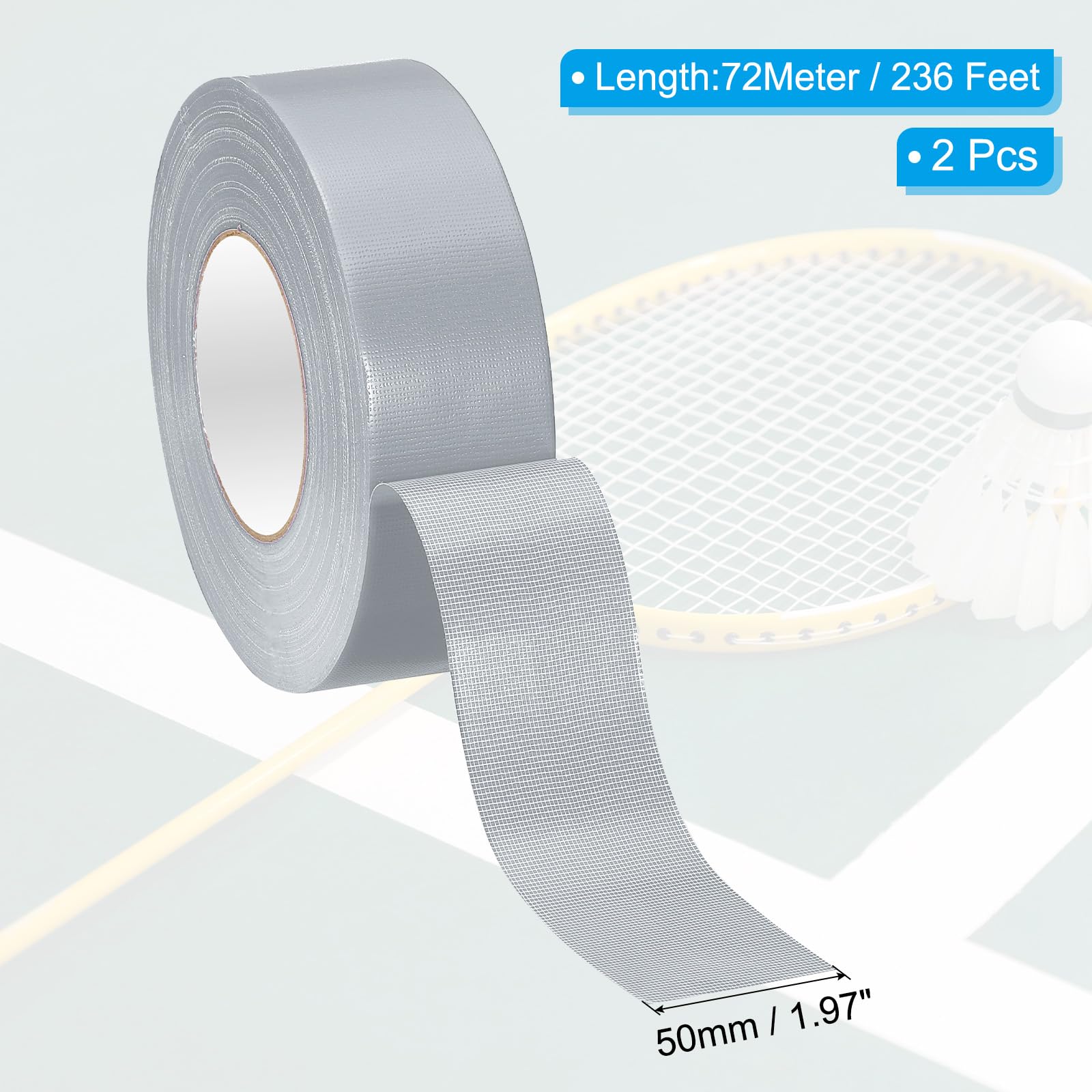 PATIKIL Pickleball Court Tape 2 in x 236ft - Image 2