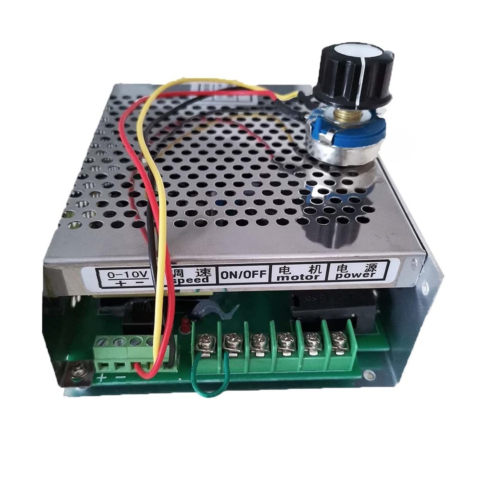 Motore mandrino, Air raffreddato 0,5kw. Cnc. Kit Spindlemotor Drill Chuck 500W Motore del mandrino + / Power Supply Speed ​​Governator for incisione(Package2)