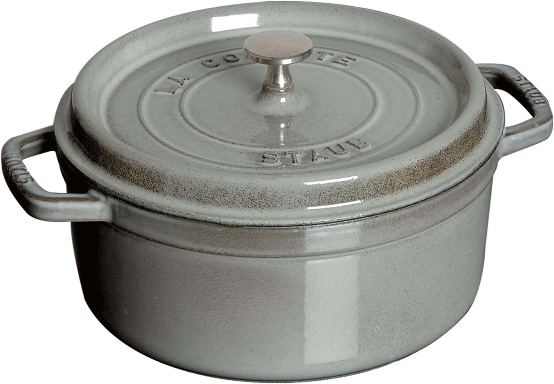 STAUB Cast Iron Cocotte, 5 Quart (Graphite Gray)