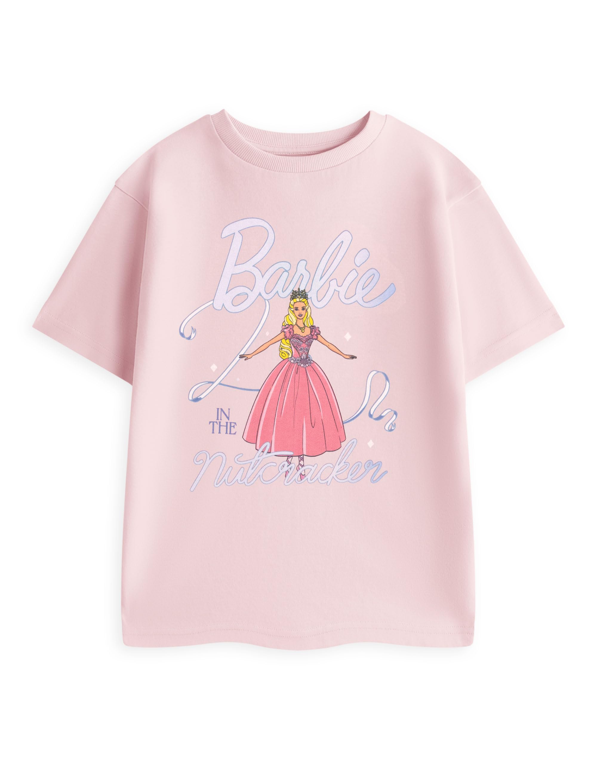 Barbie (11-12 Years) Short Sleeved T-Shirt (Girls Pink)