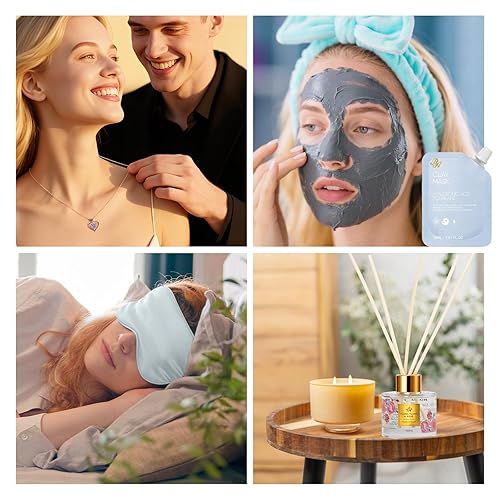 Miniatura 6 de Ylang - Cesta de regalo de 35 piezas de baño y cuerpo para mujer, kit de cuidado de la piel facial, juego de regalo de spa, regalo de relajación de