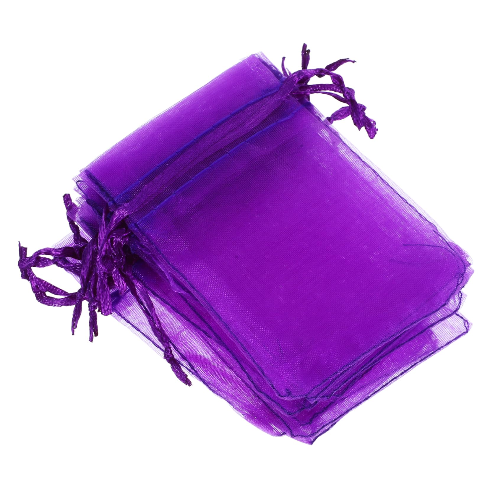 500 STK Tasche mit Kordelzug lila Mesh-Taschen kleine Netztaschen Duftsäckchen Lavendelbeutel für Trockenblumen Beutel-Aufbewahrungsbeutel Beutel leerer Beutel Spinnen Violett