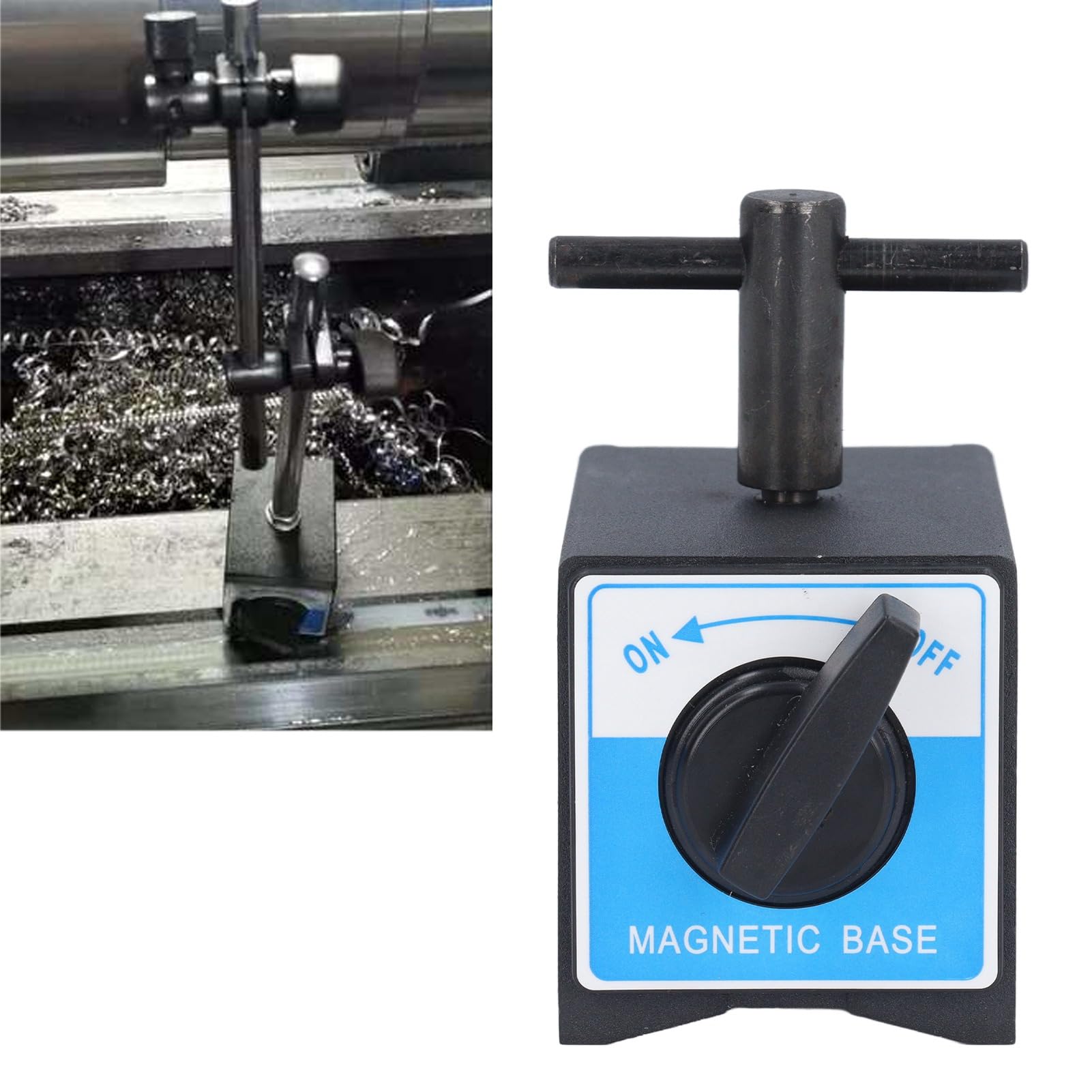 Magnetischer Basisständer, 100 Kg Saugkraft, M6-Gewinde, Magnetischer Basishalter Mit Schalter-Messuhren Für Die Mechanische Bearbeitung