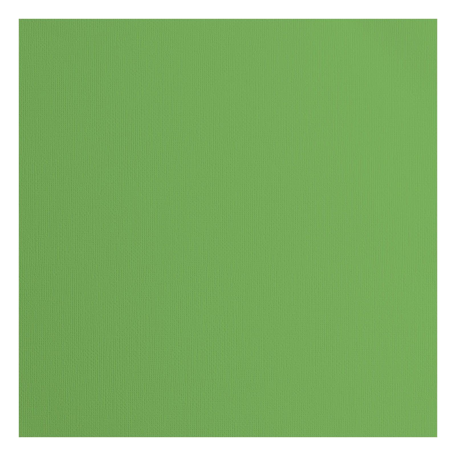 Florence Cardstock Textured, Coloured Card Making Supplies 12 x 12 inch, Green, 20 Sheets