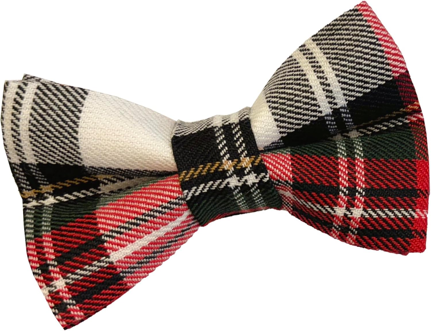 Great British Tie Club Boys Red & White Dress Stewart Tartan Ready-tied Bow Tie, Polyviscose, 3.5x2.5 Inch, Ages 5-13
