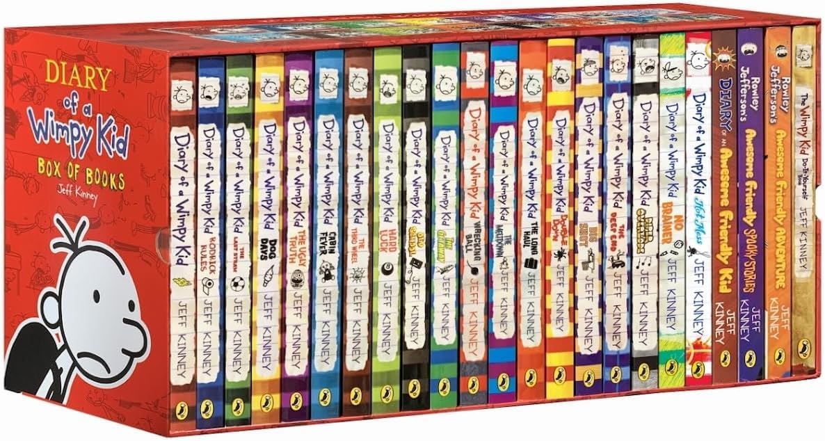 A Library of a Wimppy Kid 1-23 Complete Box Toy Set Paperback