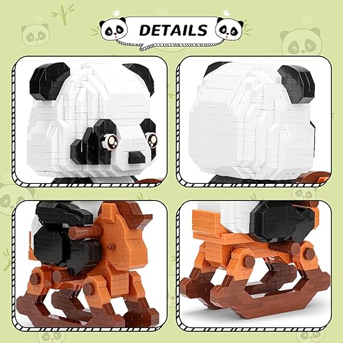 Miniatura 3 de QLT - Juego de bloques de construcción de mini animales para bolsas de regalos, recuerdos de fiesta para niños de 12 años + 14 en adelante, 1262