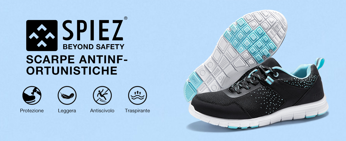 Scarpe Antinfortunistiche Donna - Leggere, Traspiranti, Antipuntura E Antiscivolo - Foto 3