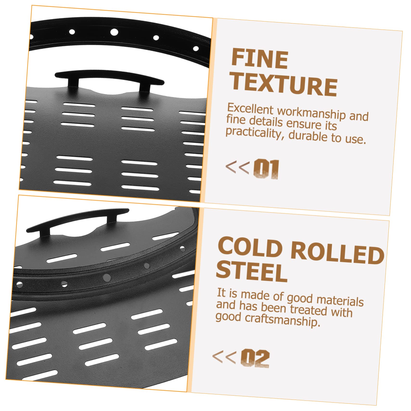 Tofficu Support à Laminé Pliable Noir Mural pour Routeur