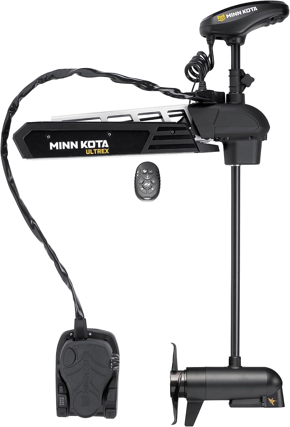 Minn Kota Ultrex Bow-Mount Electric Trolling Motor with MEGA Down Imaging – 112 Lb. Thrust, 45 in. Shaft, Freshwater