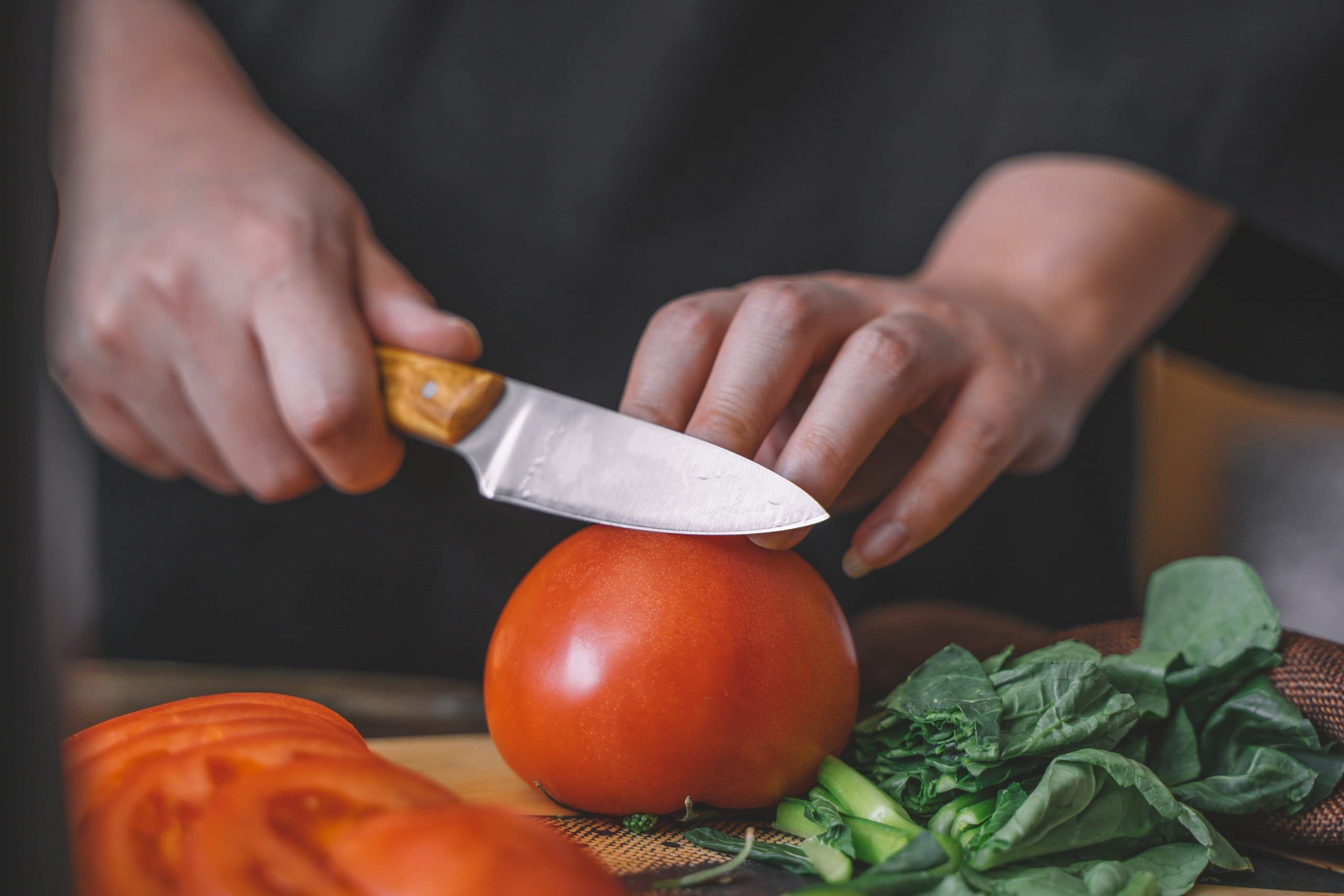 Claude Dozorme - Couteau de Cuisine Personnalisé avec Prénom Gravé - Fabriqué en France à Thiers - Cadeau pour Homme Femme : Fête des Pères, Papa, Mamie, Maman, Fête des Mères