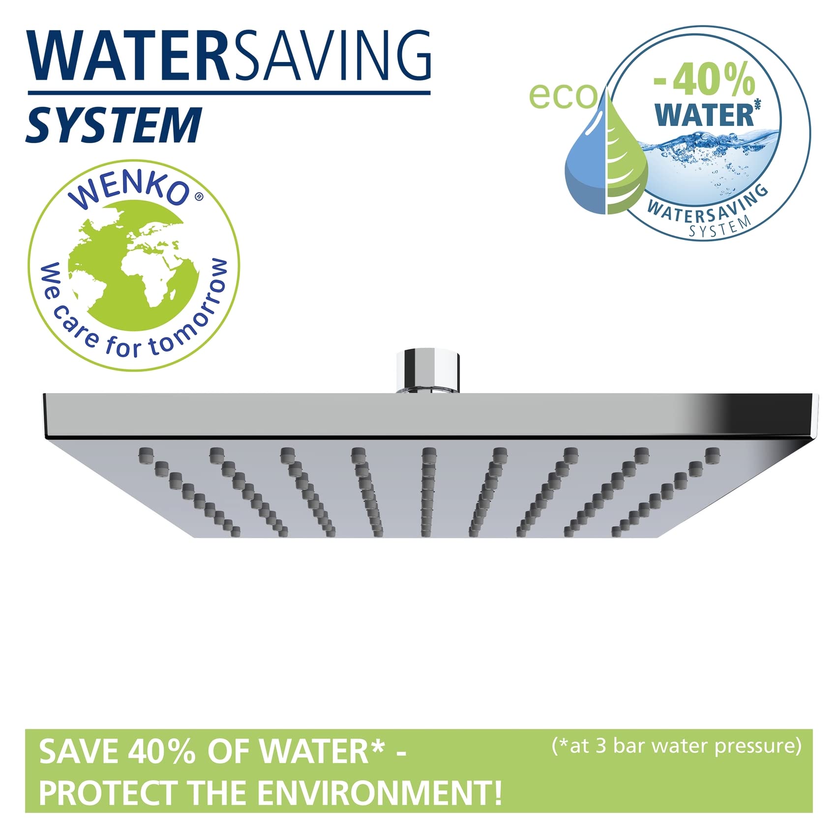 Waterbesparende Regendouche - Morgen in Huis