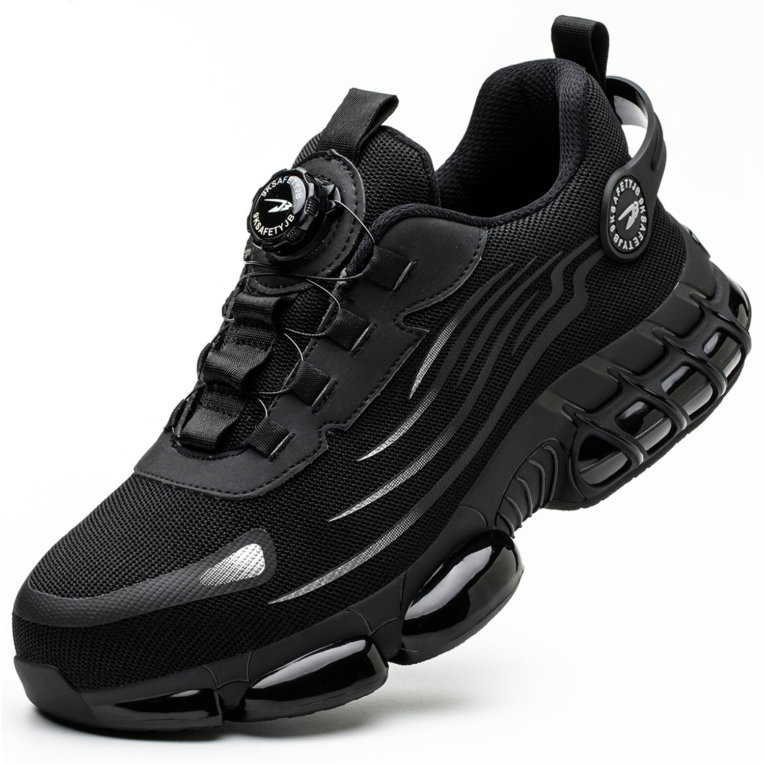 TimGross Safety Shoes for Men Steel Toe Work Sneakers