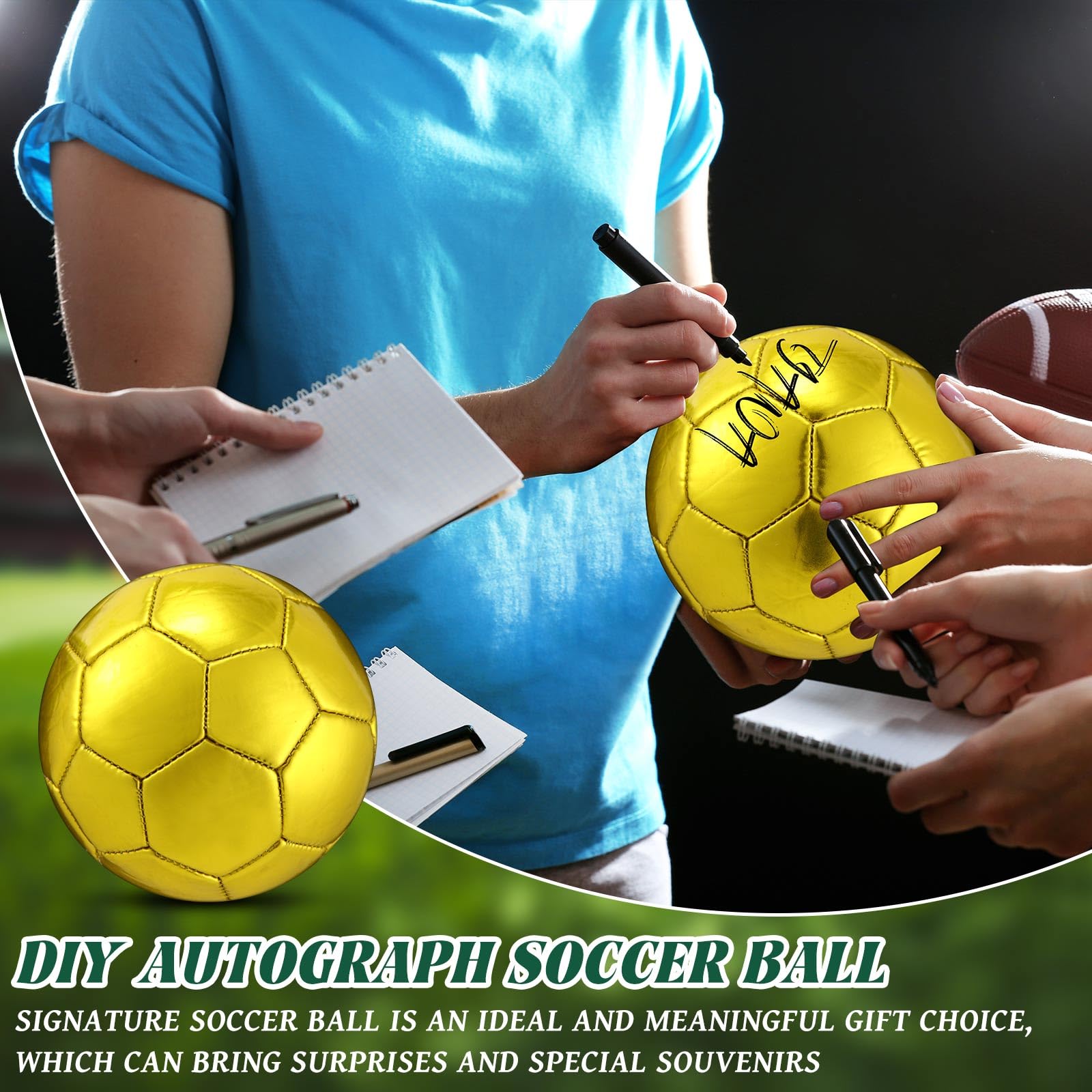 Soulchen 12 pelotas de fútbol de Operación de Navidad
