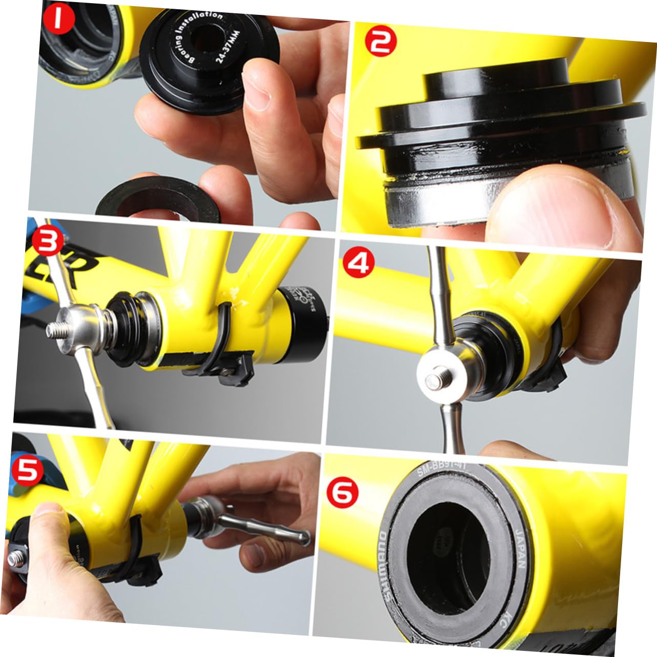 Happyyami Bike Maintenance Tool Includes Axle Puller Installer for Bb86/30/92/pf30