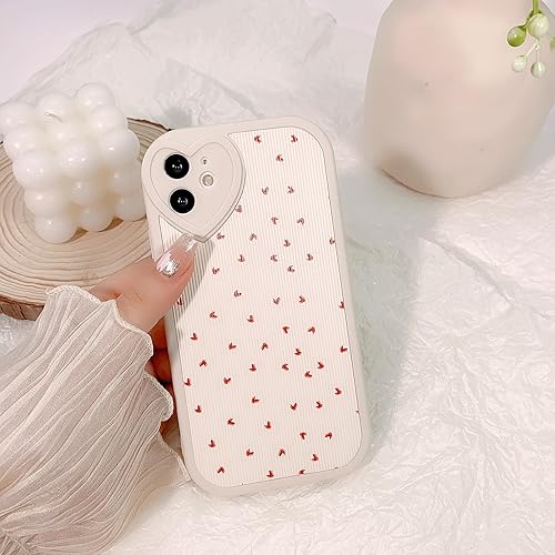 Miniatura 4 de Funda compatible con iPhone 11, lindo corazón pequeño con lente de amor, protector de parachoques para niñas y mujeres, TPU suave a prueba de
