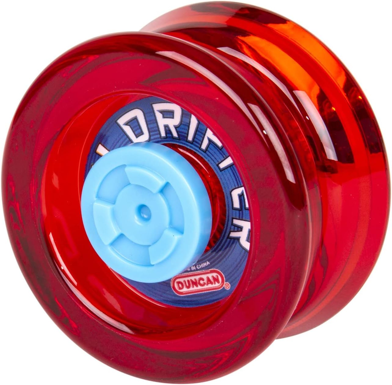 Duncan Toys Spin Drifter Yo-Yo, Side-Spinning Yo-Yo, Beginner to Advanced, Red, 1 Yo-Yo