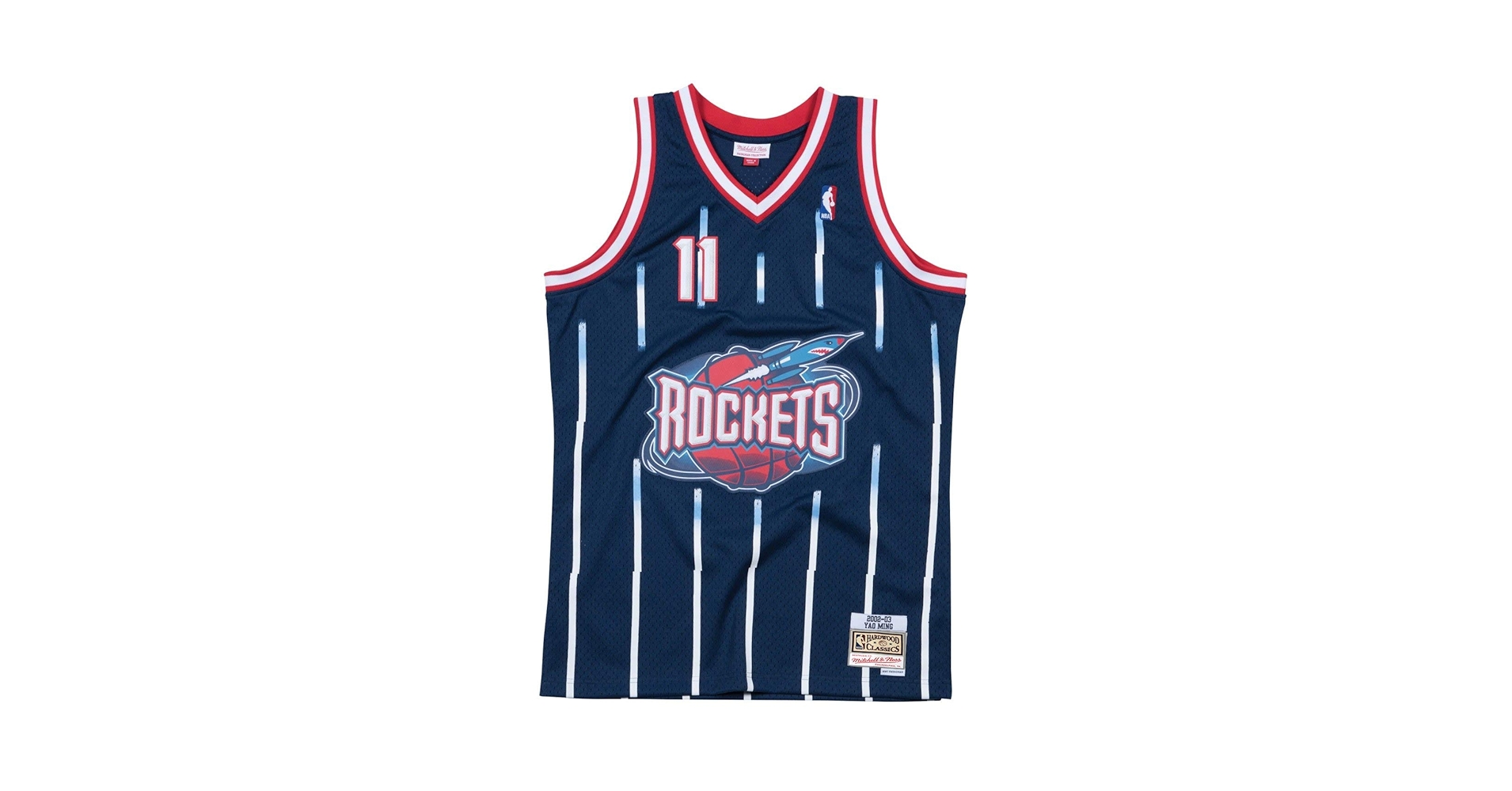 Amazon.com: Mitchell & Ness Houston Rockets Yao Ming 2002