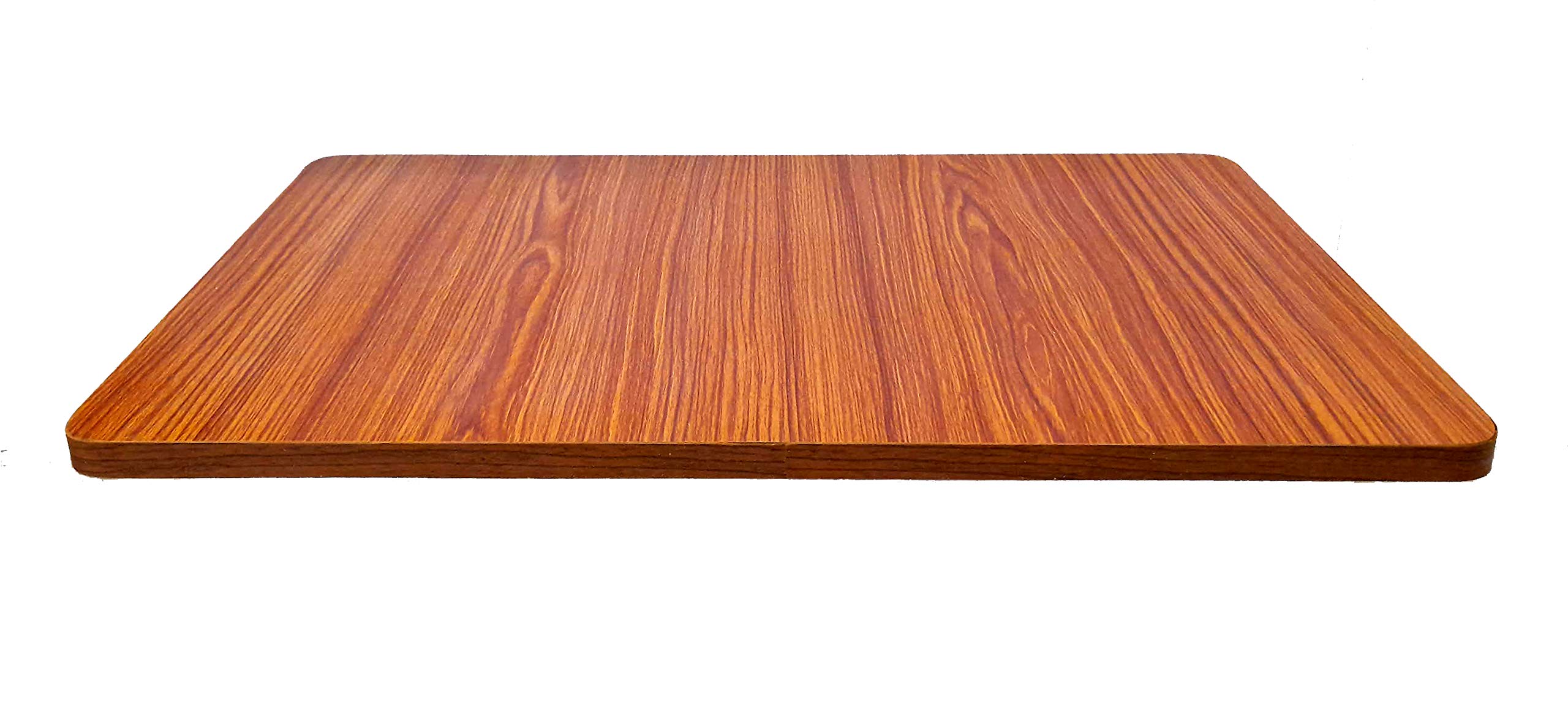 Wall Mount Table top/Wall Mount Shelf Board/Bed Table top/Overbed Table top/Wood Panel Board Plank top Size 24 x 16 inches (Natural Teek)