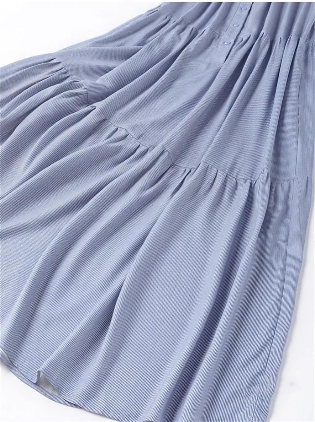 Women Mulberrys Silk and Cotton Dress Long Sleeveless Vest Soft Dress