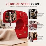 Mini Sewing Machine, Portable Electric with 16 Built-in Stitches for Beginners, Metal Presser Foot, Quick Repair Tool for Home, DIY & Clothes