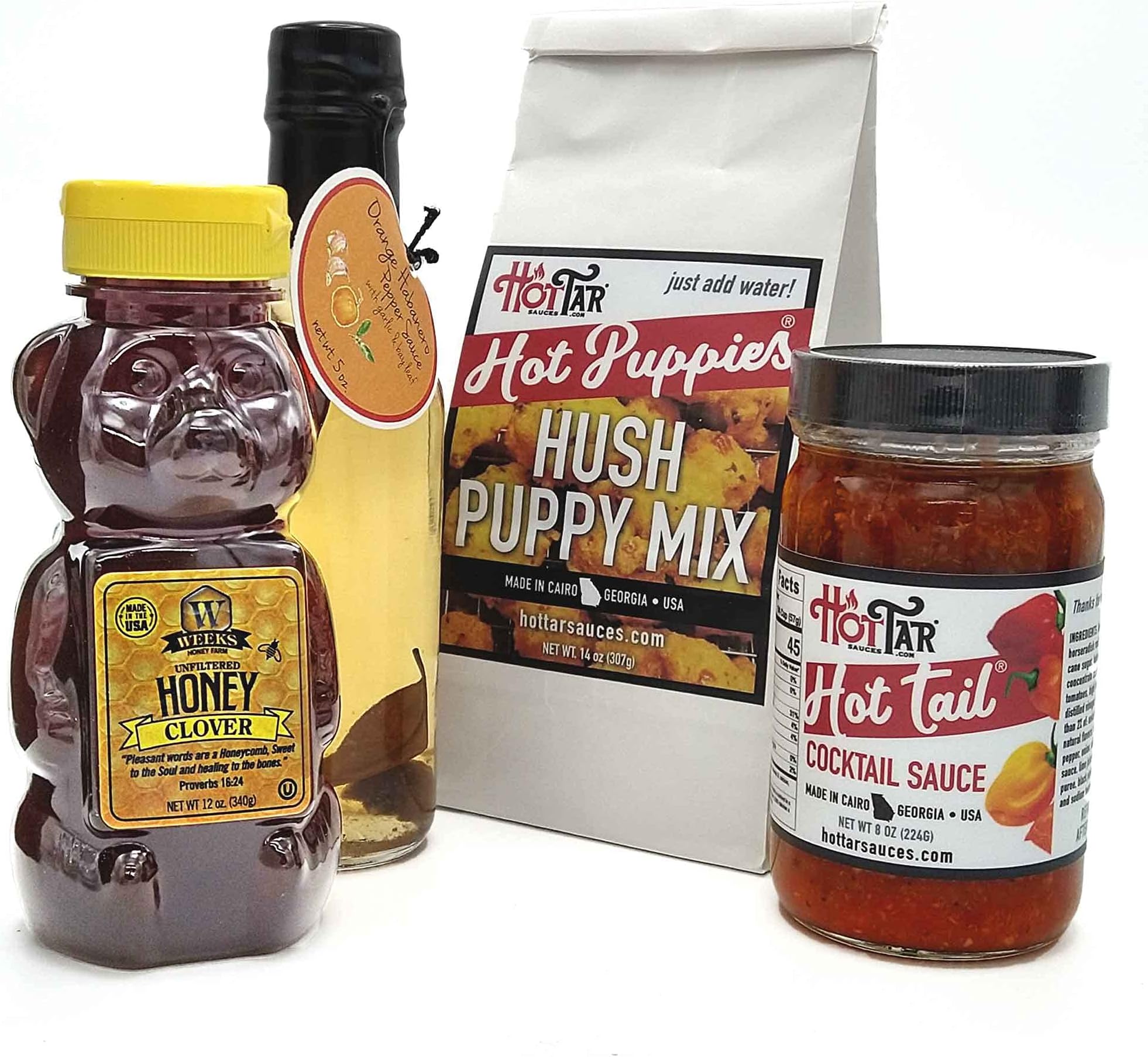 HOT-TAR Spicy Starter Kit and Weeks Clover Honey