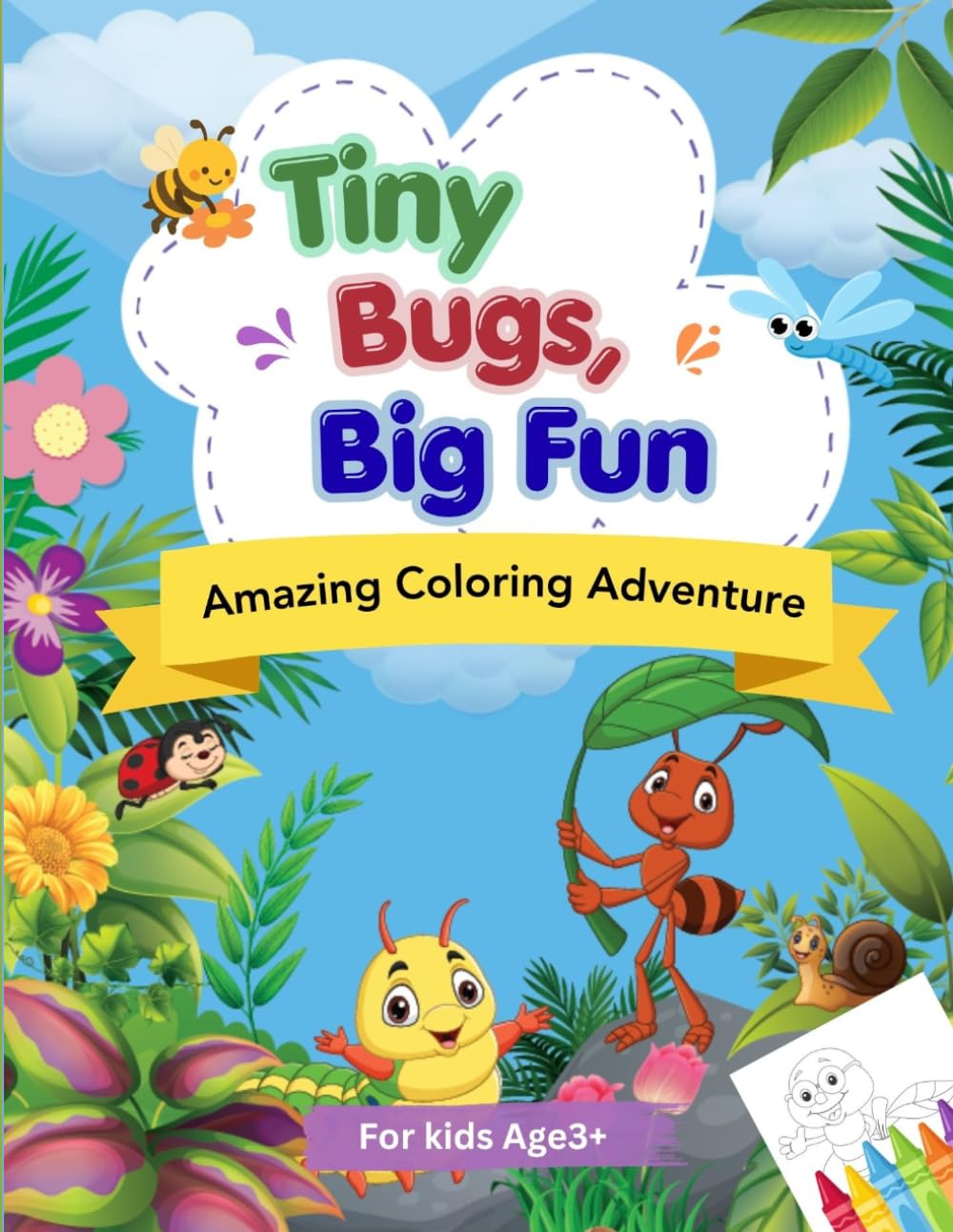 Tiny Bugs, Big Fun: Amazing Coloring Adventure
