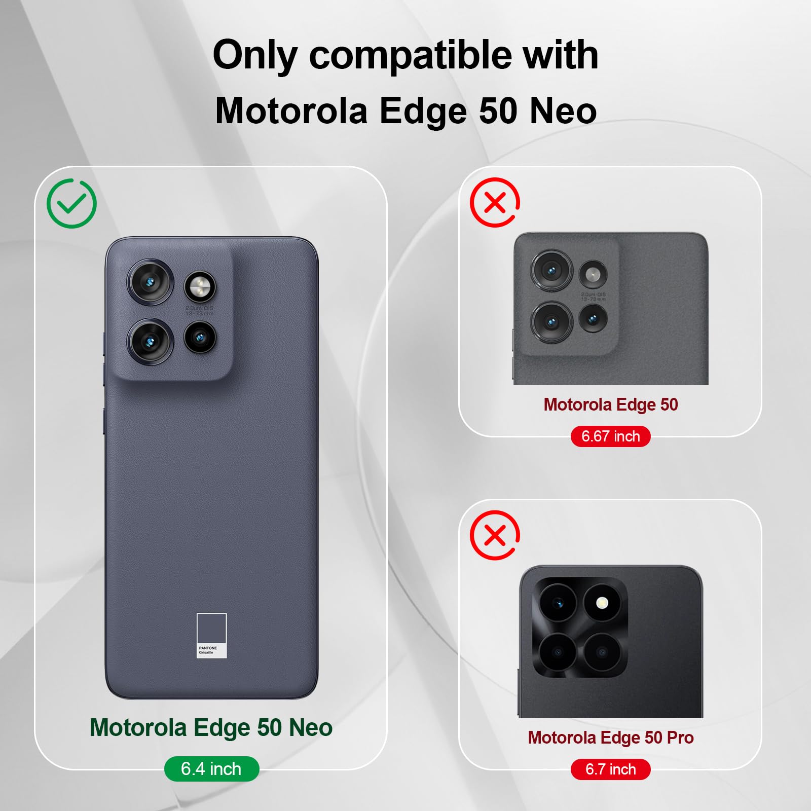 Cover per Motorola Edge 50 Neo, Custodia Antiurto Case Sottile in Silicone TPU con Fodera in Microfibra e Protezione della Fotocamera -Viola Chiaro