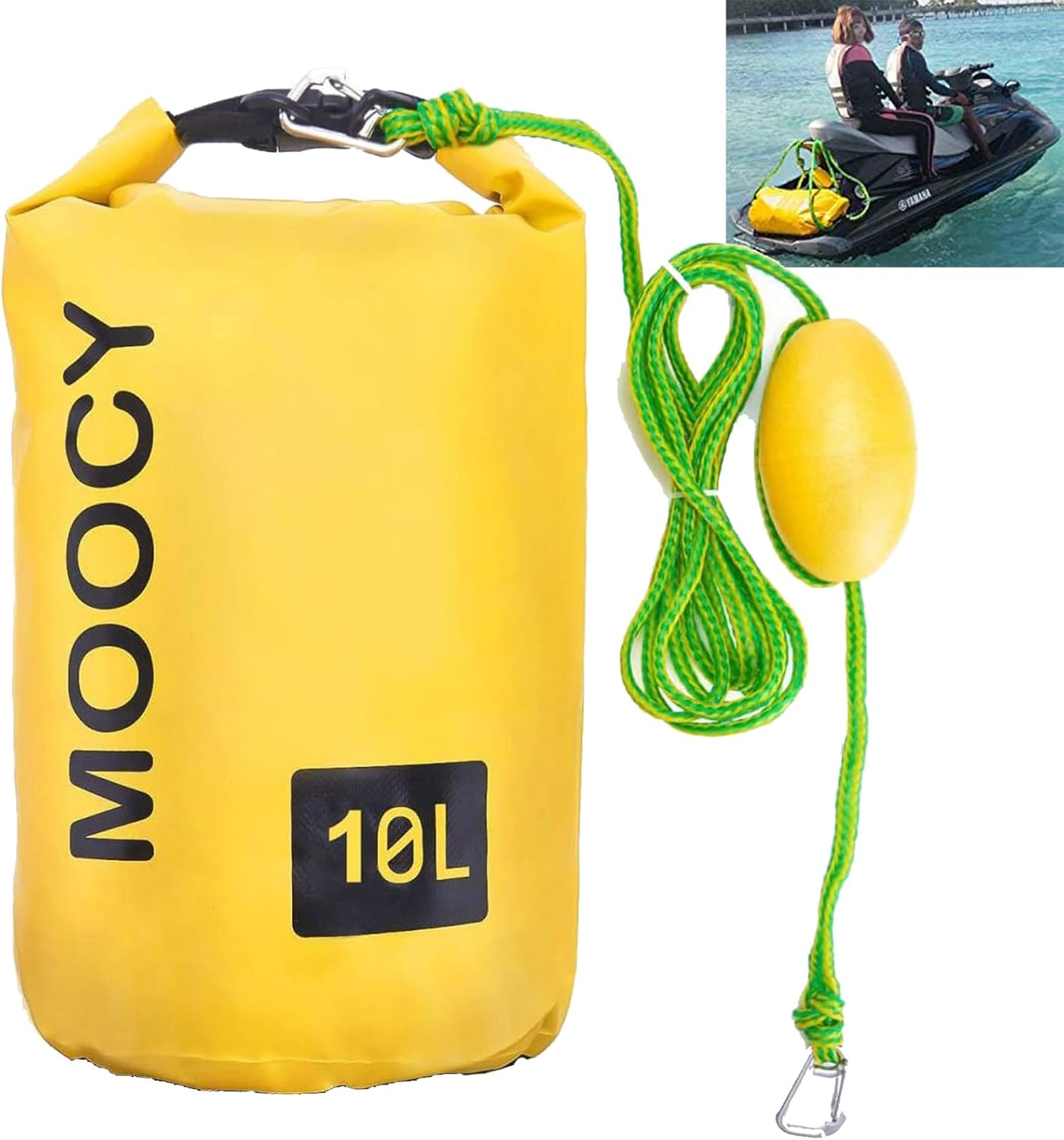 PWC Sand Bag Anchor & Dry Bag,2 in 1 Jet Ski Anchor Kit for Float with Adjustable Buoy,Pool Float Anchor for Jetski, Kayak, Seadoo, Paddle Board, Waverunner, Watercraft, and Swim Mat PWC Sand Bag Anchor & Dry Bag,2 in 1 Jet Ski Anchor Kit for Float with Adjustable Buoy,Pool Float Anchor for Jetski, Kayak, Seadoo, Paddle Board, Waverunner, Watercraft, and Swim Mat